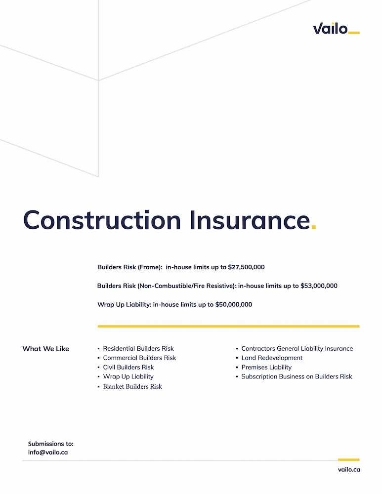 Builders Risk Brochure